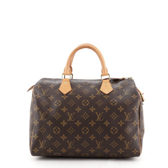 Louis Vuitton Speedy Handbag Monogram Canvas 30