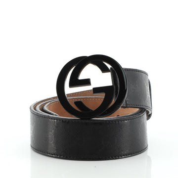 Gucci Interlocking G Belt GG Imprime Wide