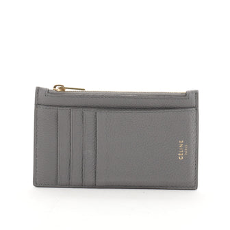 Celine Zipped Card Holder Leather Compact