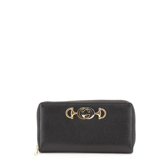 Gucci Zumi Zip Around Wallet Leather Long