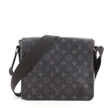 Louis Vuitton District Messenger Bag Monogram Eclipse Canvas PM