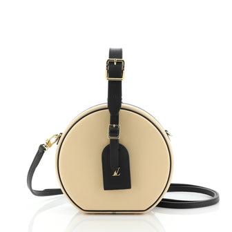 Louis Vuitton Petite Boite Chapeau Bag Calfskin Black 6125514