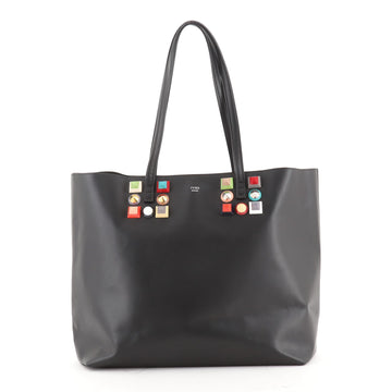 Fendi Roll Tote Studded Leather Medium