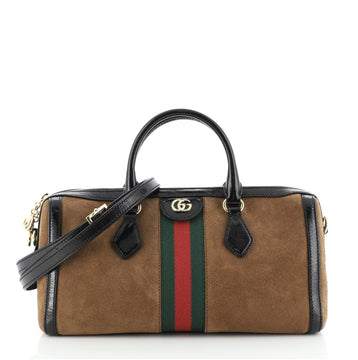 Gucci Ophidia Boston Bag Suede Medium