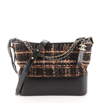 Chanel Gabrielle Hobo Quilted Tweed and Calfskin Medium