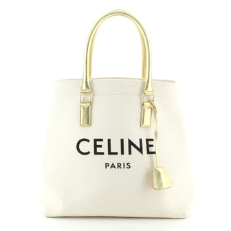 Celine Horizontal Cabas Tote Canvas with Leather