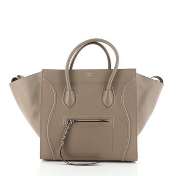 Celine Phantom Bag Textured Leather Medium
