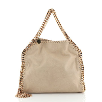 Stella McCartney Falabella Fold Over Crossbody Bag Shaggy Deer Mini