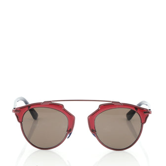 Christian Dior So Real Aviator Sunglasses Acetate and Metal
