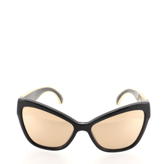 Chanel CC Butterfly Sunglasses Acetate and Metal