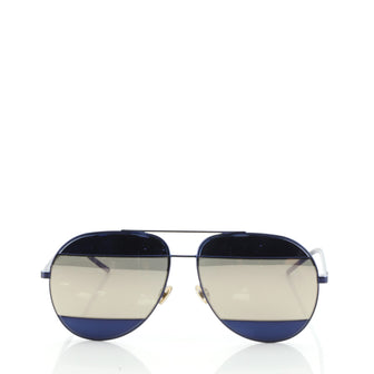 Christian Dior Split Aviator 1 Sunglasses Metal