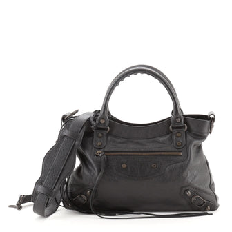 Balenciaga First Classic Studs Bag Leather