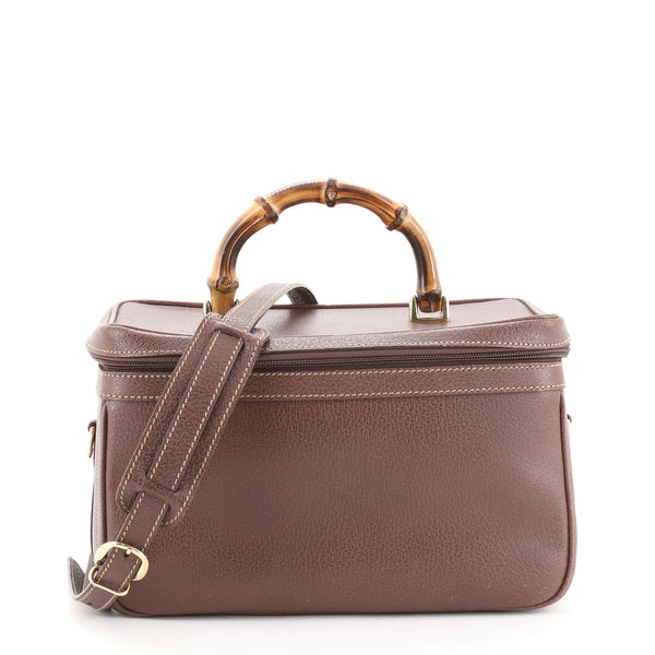 Gucci Vintage Vanity Bamboo Shoulder Bag