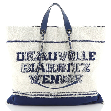 Chanel Venise Biarritz Shopping Tote Terry Cloth Large