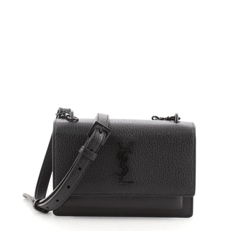 Saint Laurent Sunset Wallet on Strap Leather