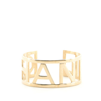 Chanel Logo Cuff Metal