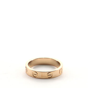Love Wedding Band Ring 18K Rose Gold 4.5 - 48