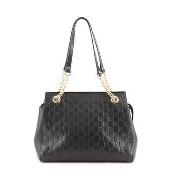 Gucci Soft Signature Shoulder Bag Guccissima Leather Medium
