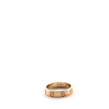 Cartier Love Wedding Band Ring 18K Rose Gold