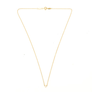 Tiffany & Co. Elsa Peretti Diamonds By The Yard Pendant Necklace 18K Yellow Gold with Diamond .05CT