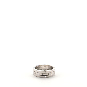 Cartier Tank Francaise Band Ring 18K White Gold