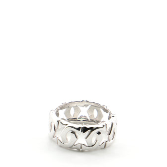 Cartier Entrelaces C de Cartier Band Ring 18K White Gold