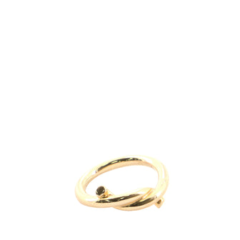 Cartier Entrelaces Band Ring 18K Yellow Gold