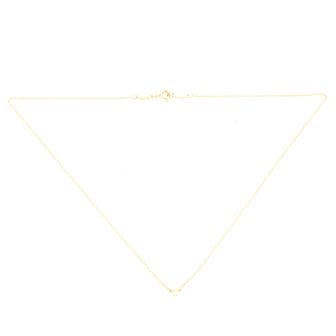 Tiffany & Co. Elsa Peretti Diamonds By The Yard Pendant Necklace 18K Yellow Gold with Diamond .05CT