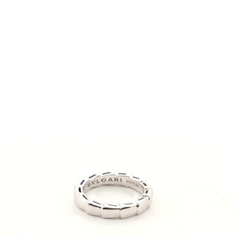 Bvlgari Serpenti Band Ring 18K White Gold