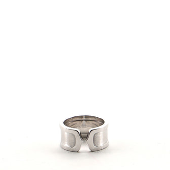 Cartier DOUBLE C Ring 18K White Gold