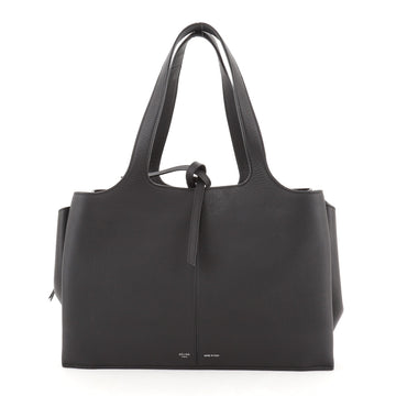 Celine Tri-Fold Shoulder Bag Grained Calfskin Medium