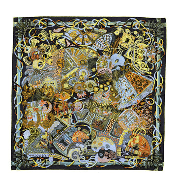 Hermes Au Fil Du Carre Scarf Printed Silk 90