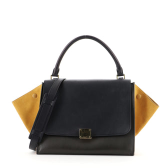 Celine Tricolor Trapeze Bag Leather Medium
