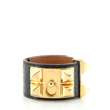 Hermes Collier de Chien Shiny Alligator