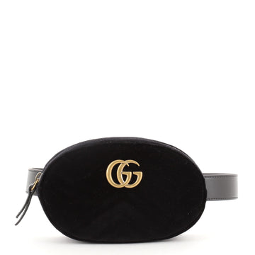 Gucci GG Marmont Belt Bag Matelasse Velvet