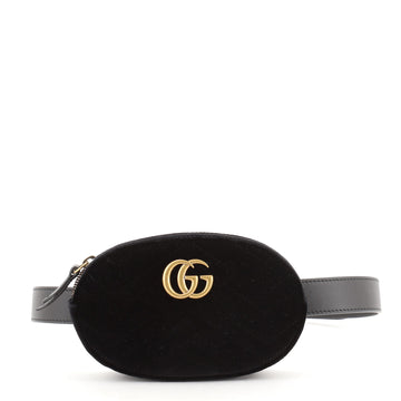 Gucci GG Marmont Belt Bag Matelasse Velvet