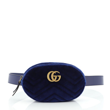 Gucci GG Marmont Belt Bag Matelasse Velvet