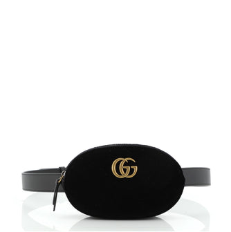 Gucci GG Marmont Belt Bag Matelasse Velvet