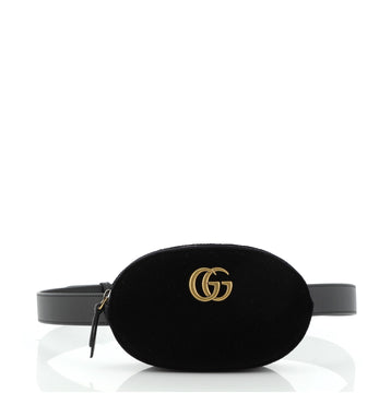 Gucci GG Marmont Belt Bag Matelasse Velvet