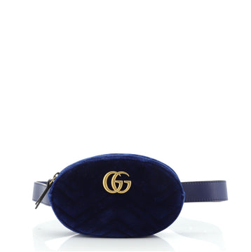 Gucci GG Marmont Belt Bag Matelasse Velvet