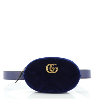Gucci GG Marmont Belt Bag Matelasse Velvet