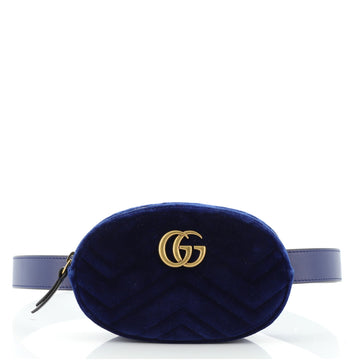 Gucci GG Marmont Belt Bag Matelasse Velvet