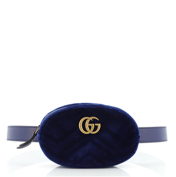 Gucci GG Marmont Belt Bag Matelasse Velvet