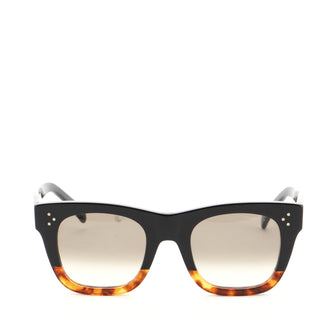 Celine Catherine Square Sunglasses Tortoise Acetate