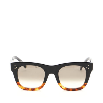 Celine Catherine Square Sunglasses Tortoise Acetate