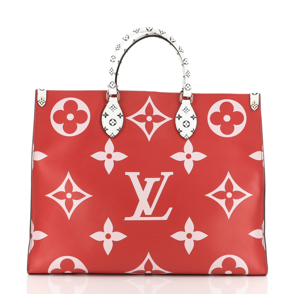 Louis Vuitton Onthego Tote White Rainbow - Luxury Bags