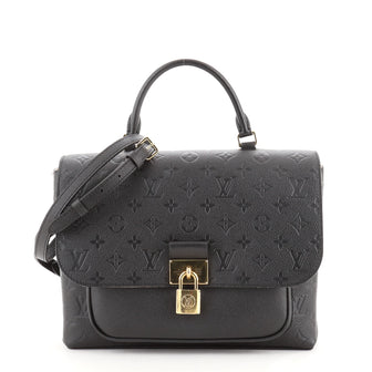 Louis Vuitton Marignan Handbag Monogram Empreinte Leather