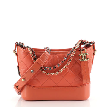 Chanel Gabrielle Hobo Quilted Aged Calfskin Small
