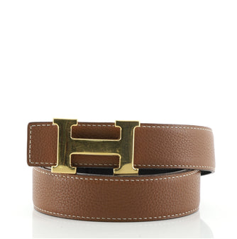Hermes Constance Reversible Belt Leather Thin