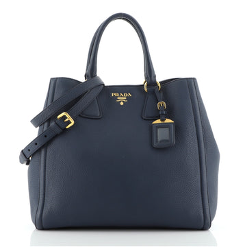 Prada Convertible Shopper Tote Vitello Daino Large